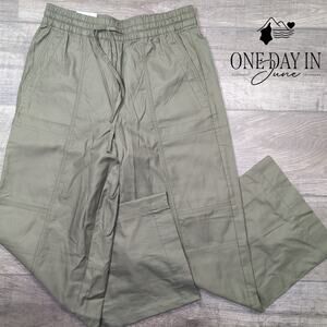 Banana Republic Wide Leg Pull On Drawstring Pants Size S